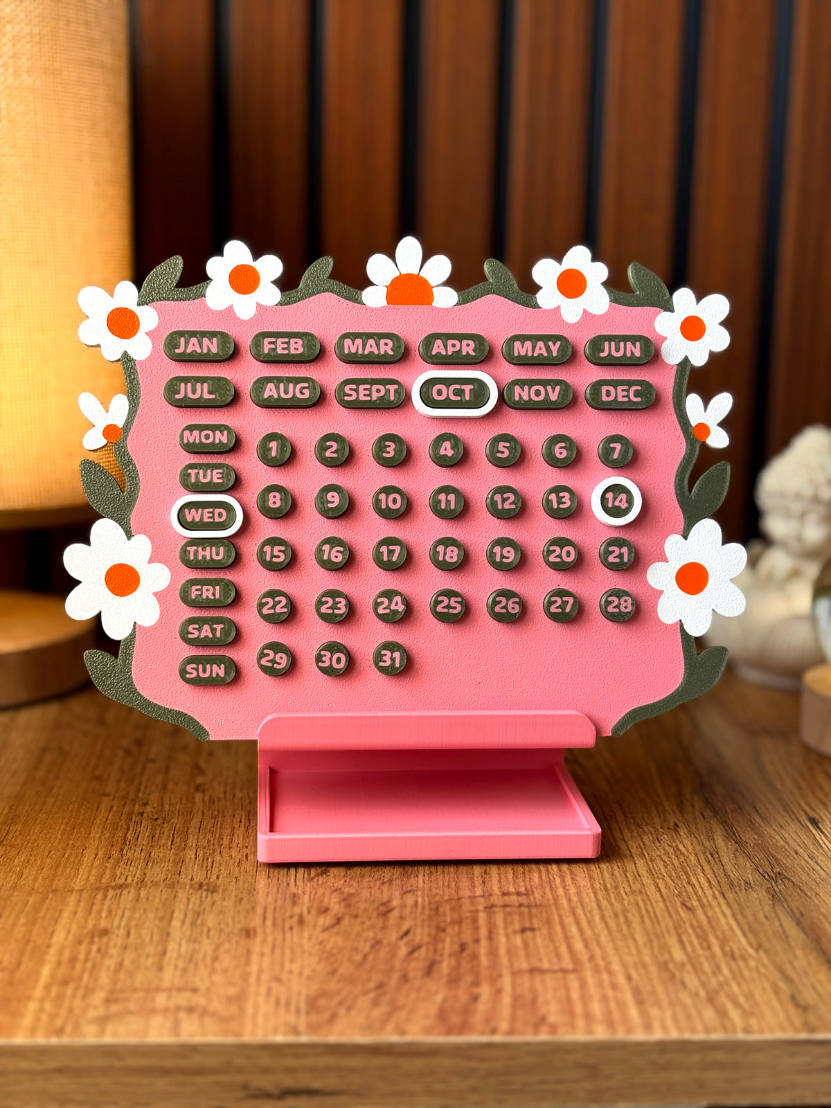 Forever In Bloom - Perpetual Desk Calendar