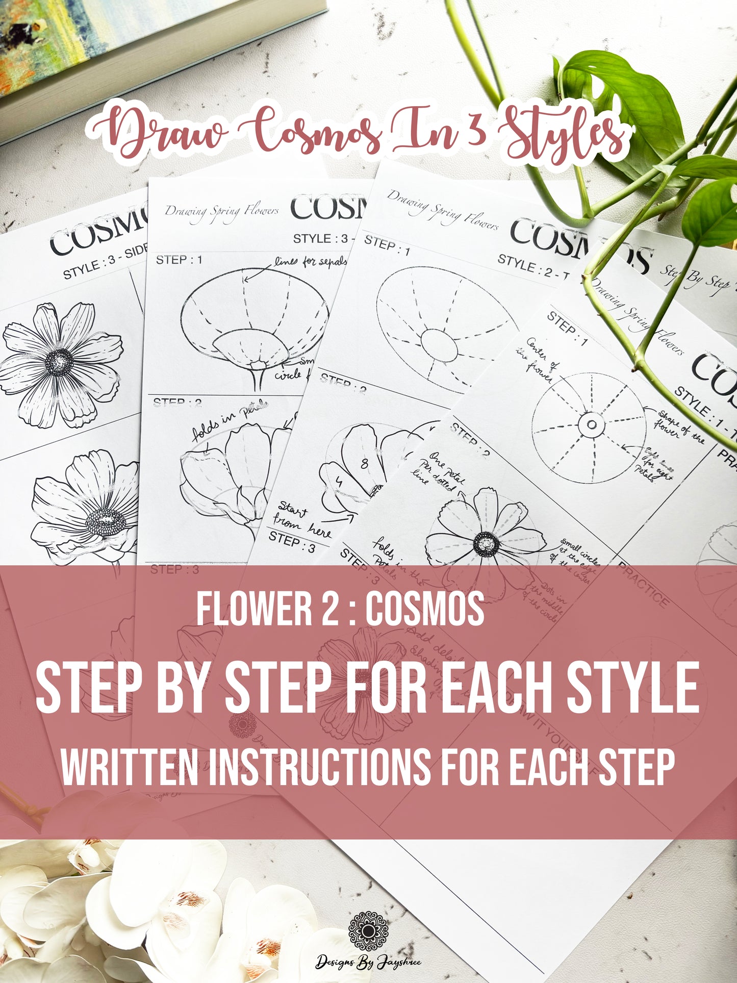 Flowers Made Easy - Beginners Guide On Drawing Flowers