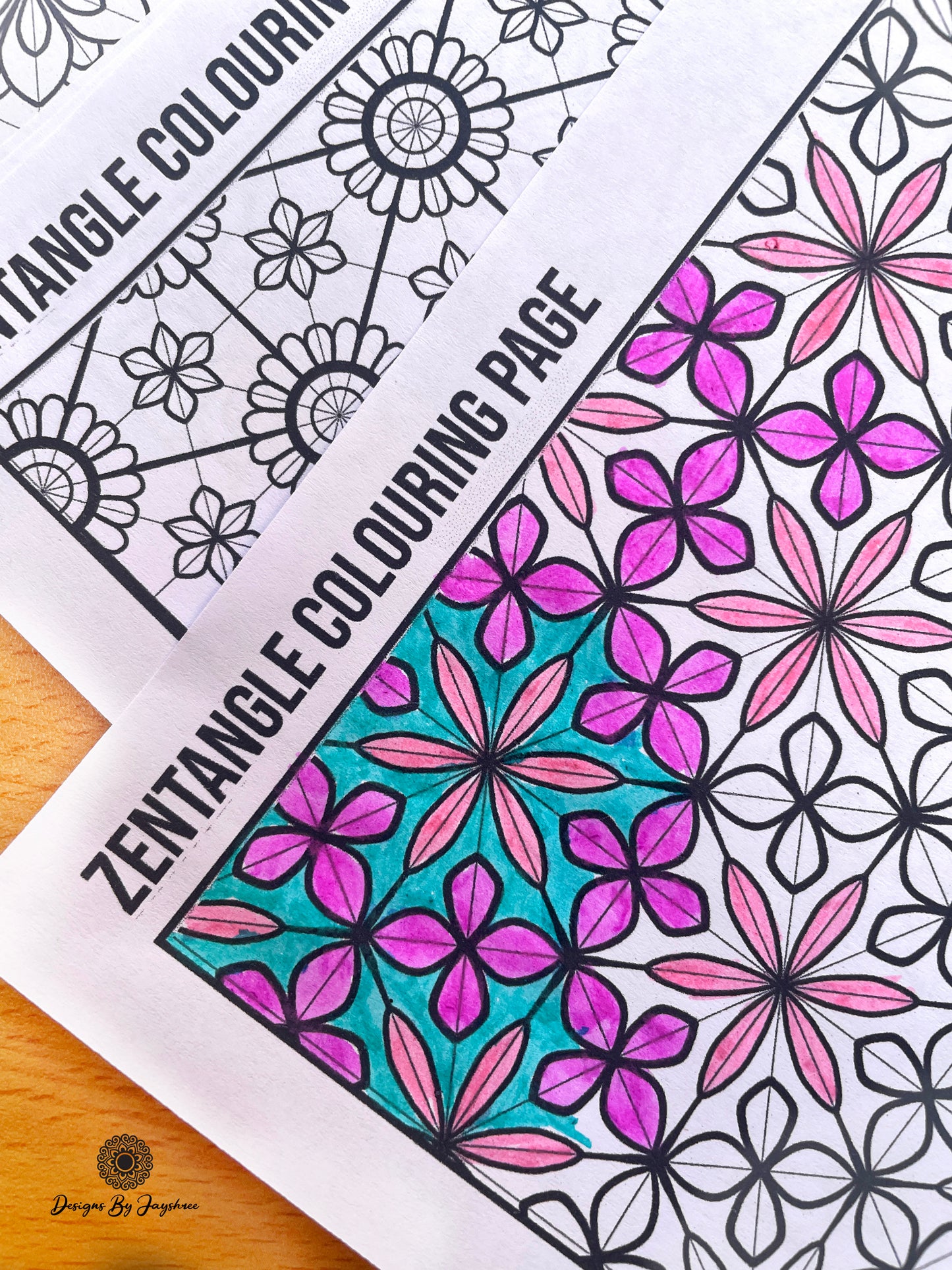Full Page - Mandala Colouring And Tracing Pages - Set of 50