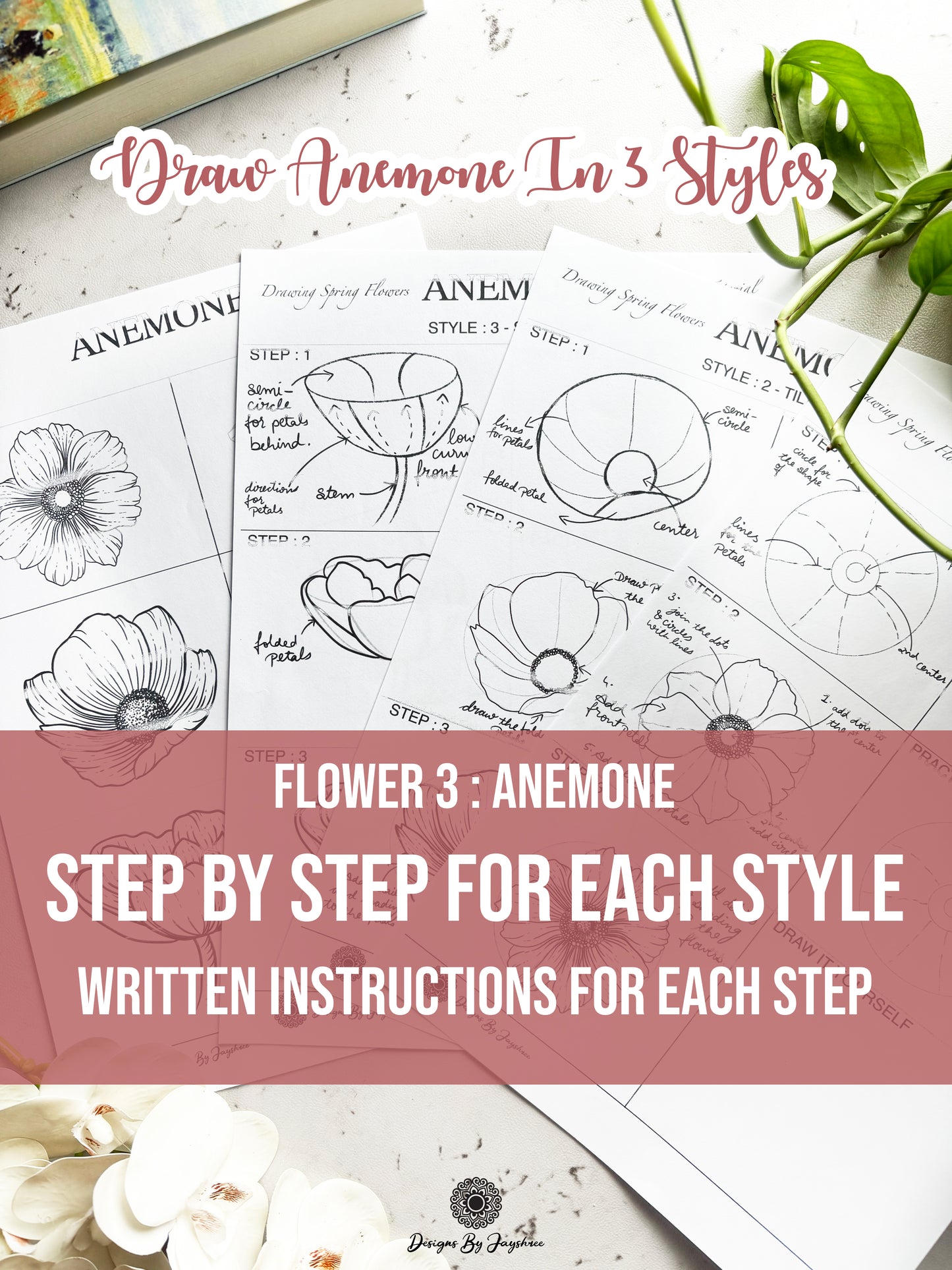 Flowers Made Easy - Beginners Guide On Drawing Flowers