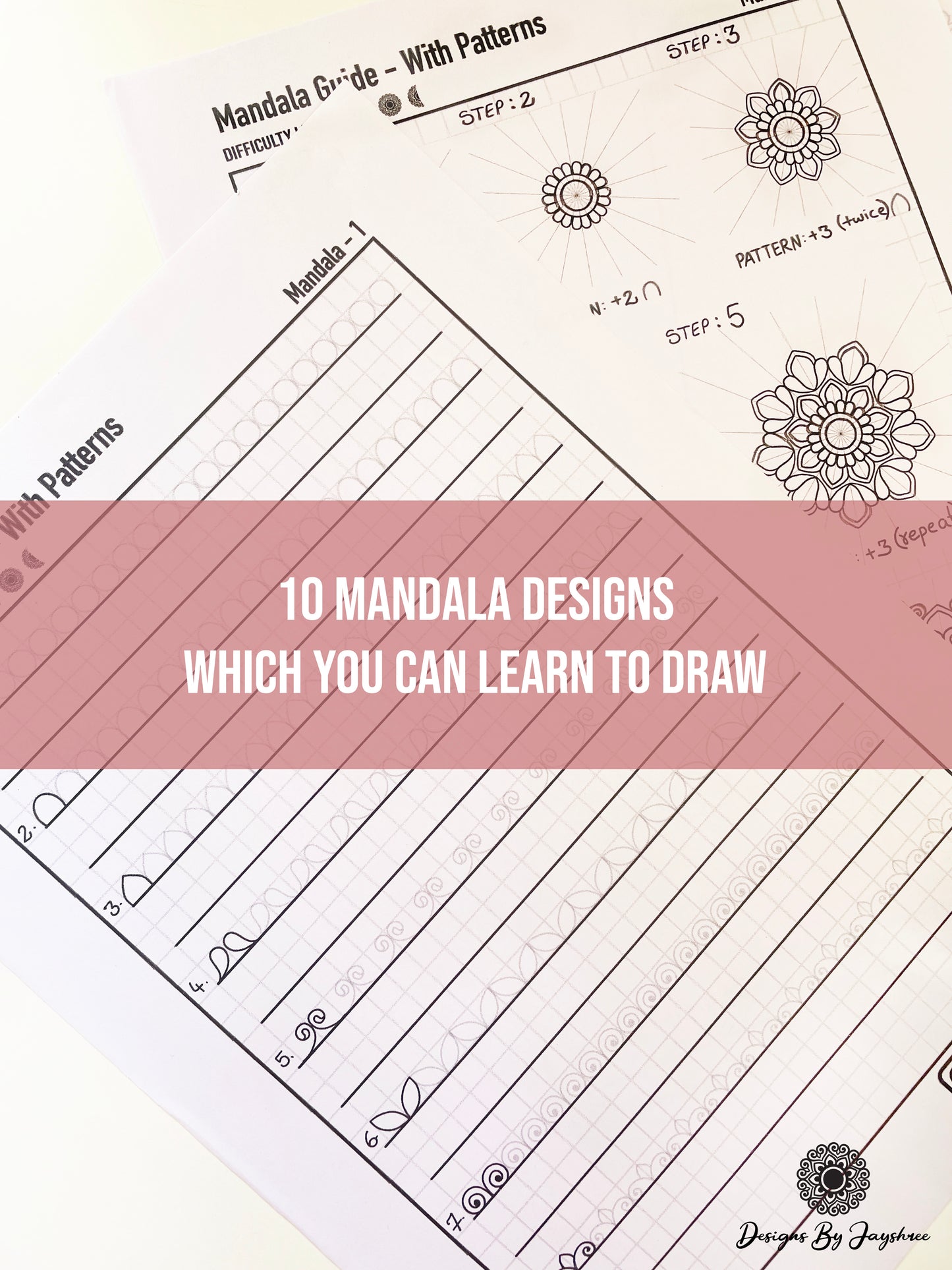 Complete Guide On Drawing A Mandala - Using Pattern Sheet - Beginner's Mandala Drawing Guide