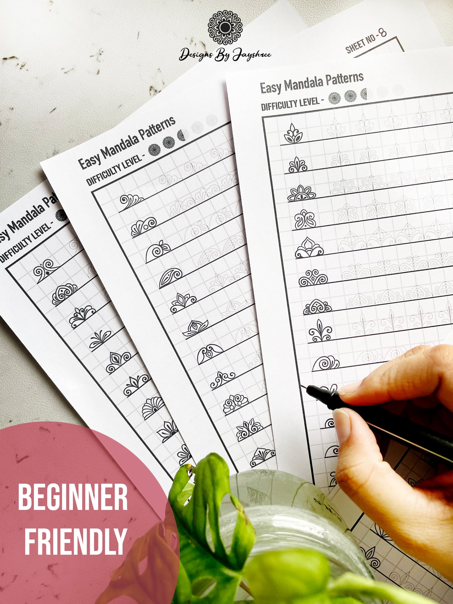 200+ Beginner's Mandala Patterns TESTING