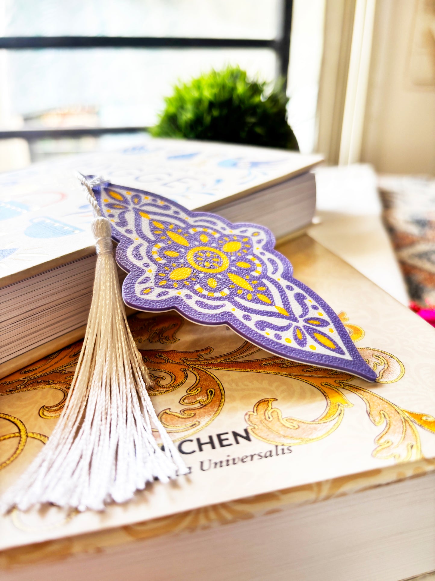 Lavender Haze - Aesthetic Motif Bookmark With Tassel