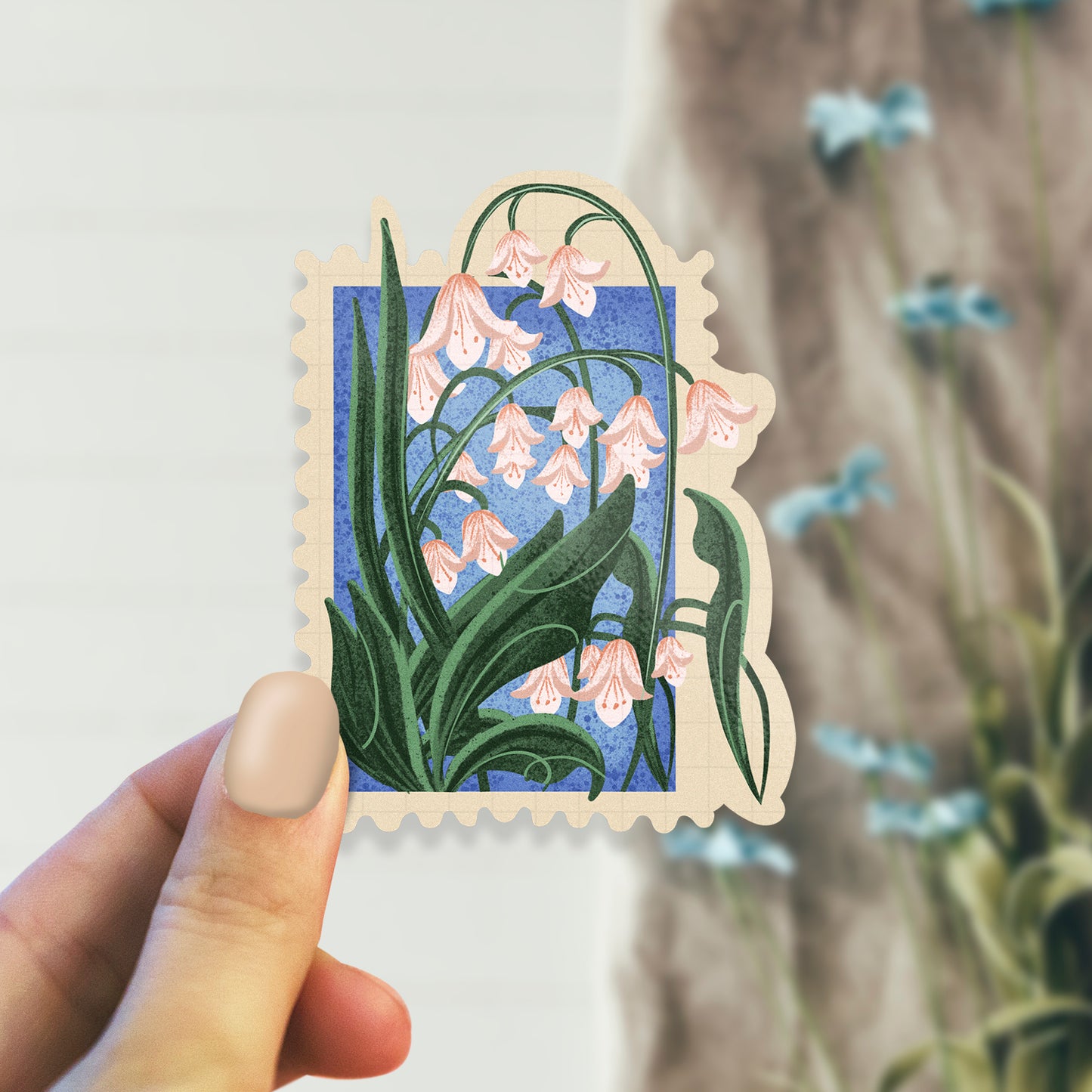 Lilly Stamp - Laptop / Mobile Sticker