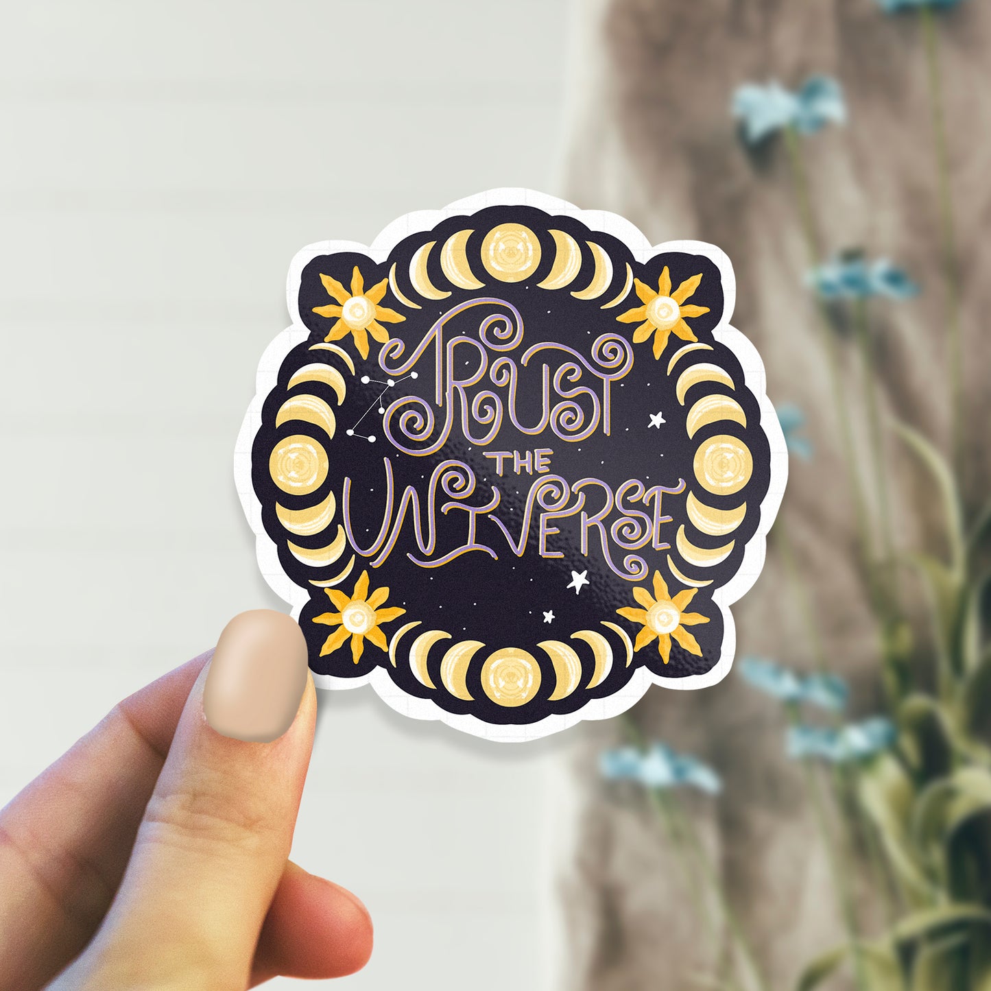 Trust The Universe - Laptop / Mobile Sticker