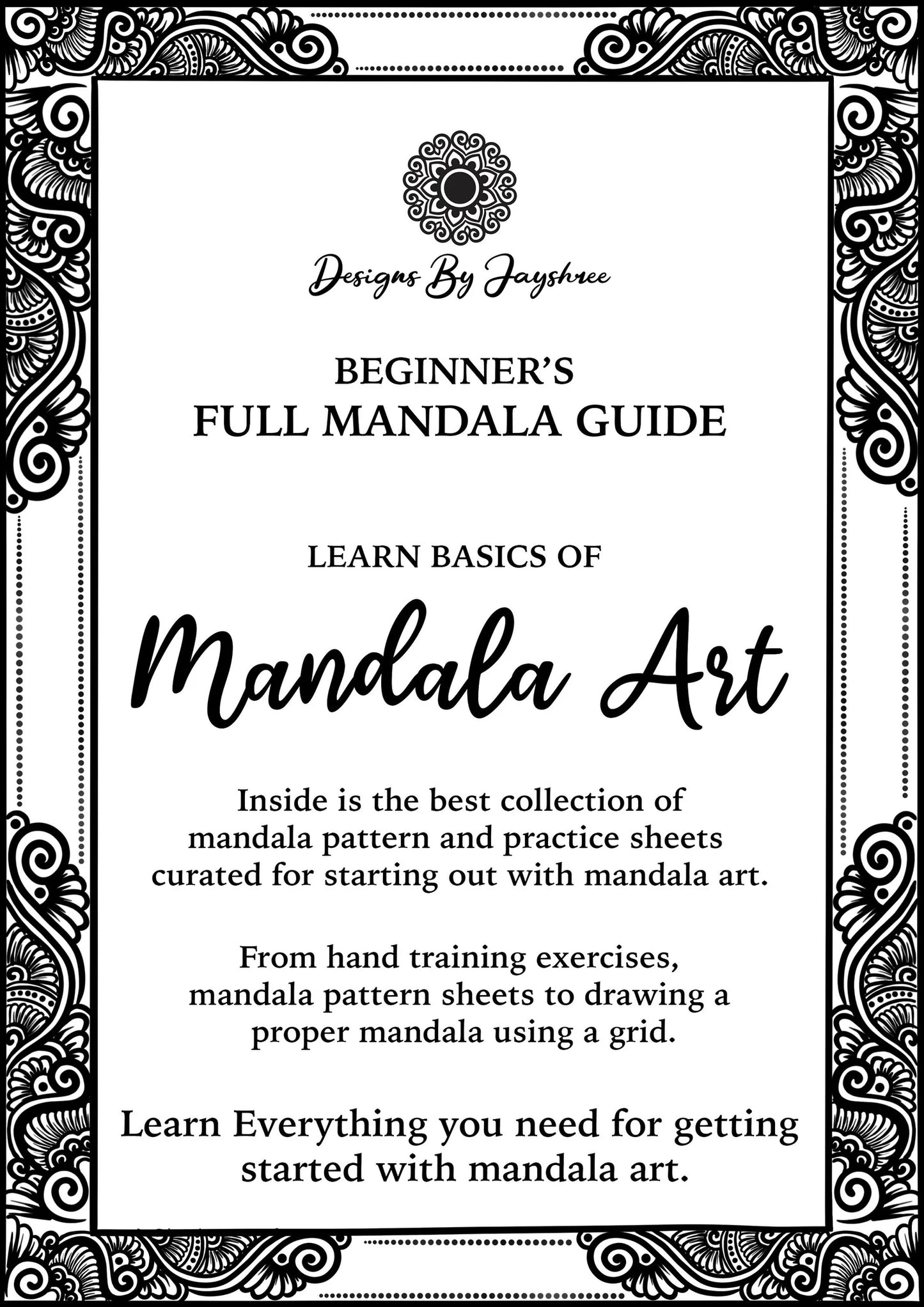 Beginner's Mandala Guide #1 - Complete Mandala Guide