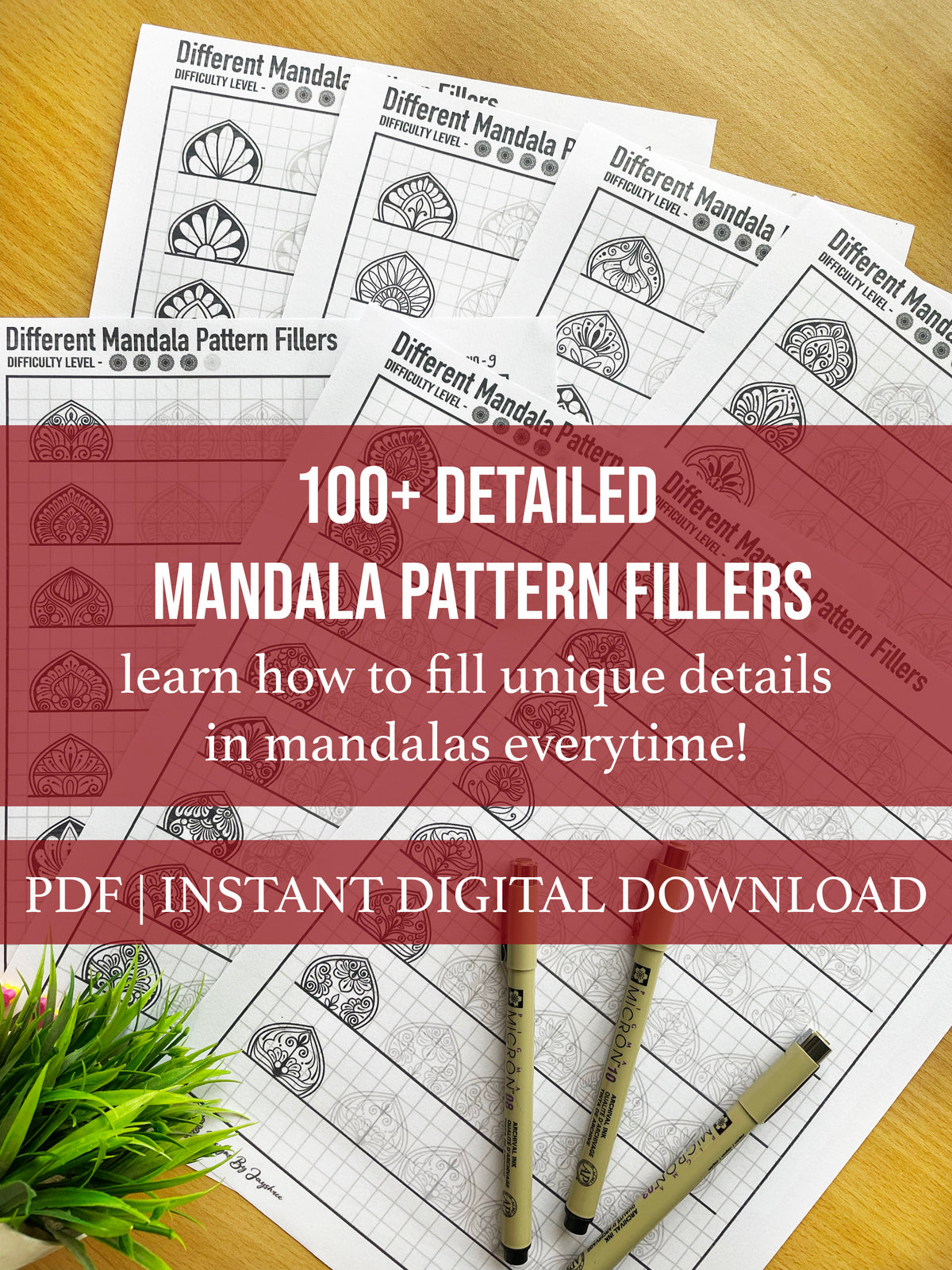100+ Detailed Mandala Pattern Fillers