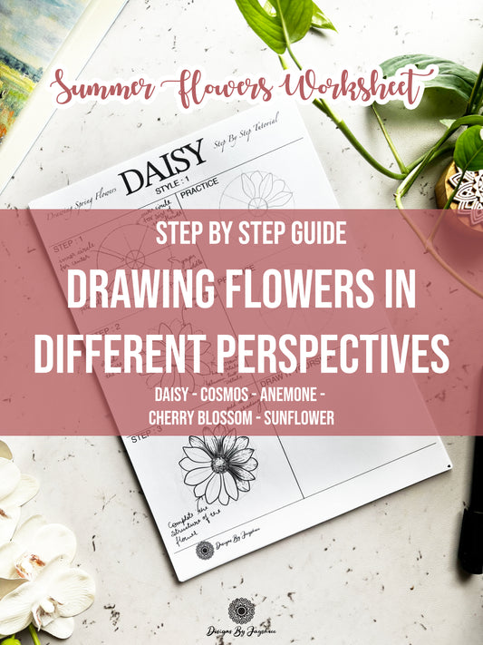 Flowers Made Easy - Beginners Guide On Drawing Flowers