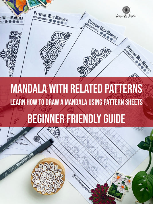 Mandala Pattern Sheets With Mandala Template Mandala Practice Sheets