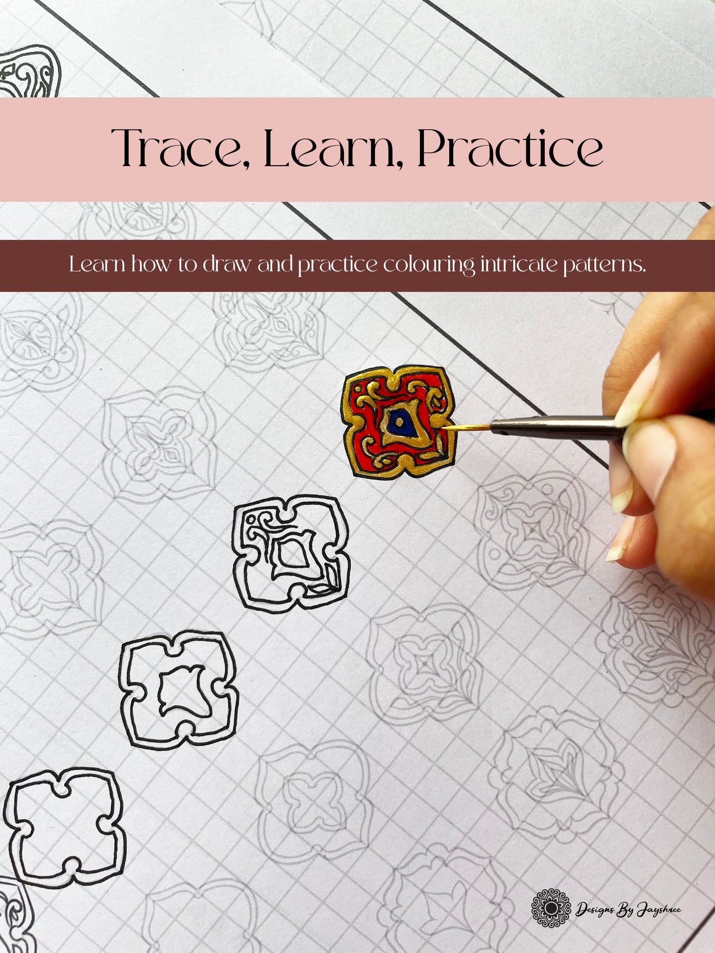 Arabic Inspires - Pattern Sheets - beginner Friendly