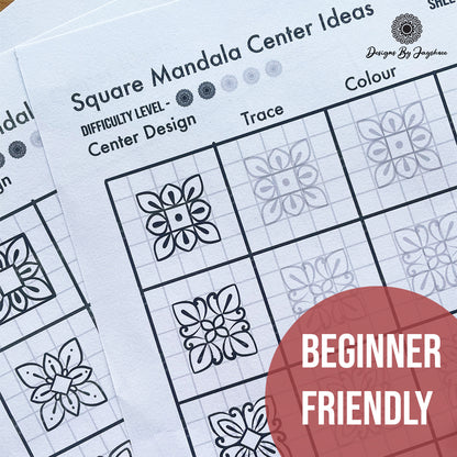 Mini Square Mandala Patterns- 25 designs