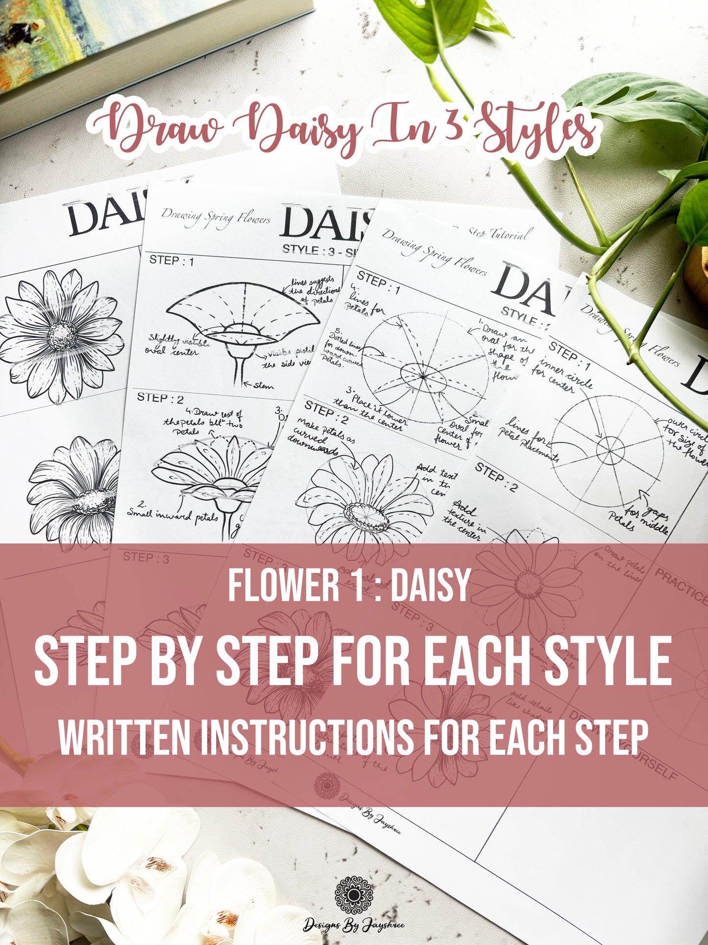 Flowers Made Easy - Beginners Guide On Drawing Flowers