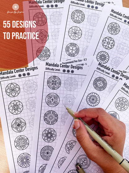 Mandala Center Designs - Set of 55 Designs