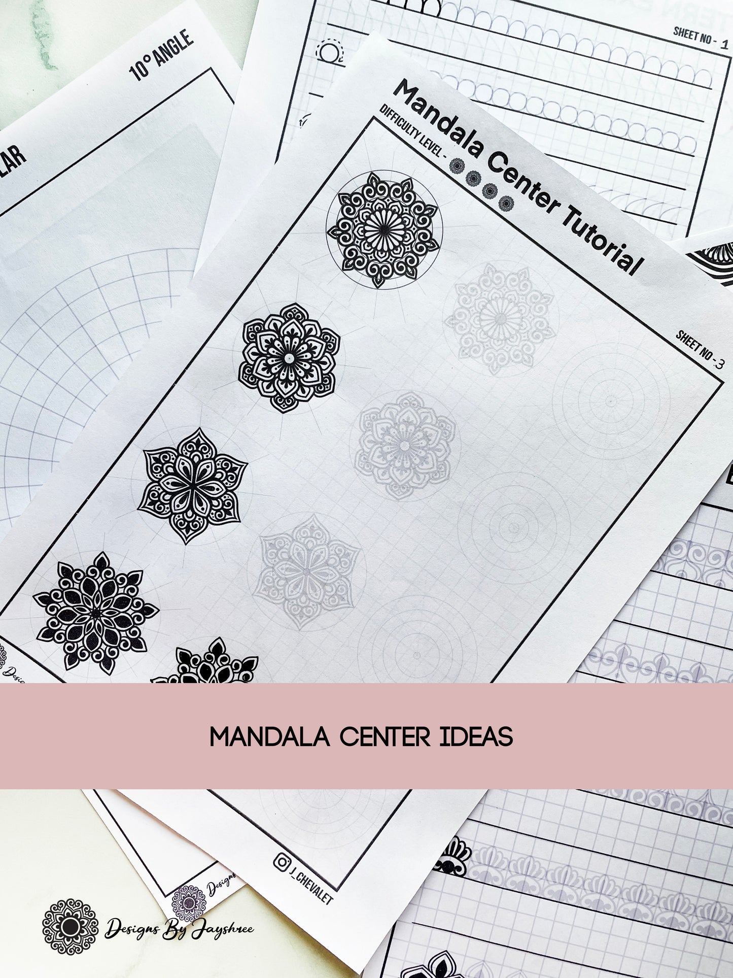 Mandala Learning Bundle - beginner Friendly - Set Of 5