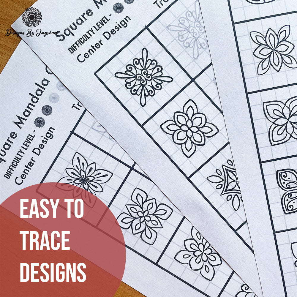 Mini Square Mandala Patterns- 25 designs