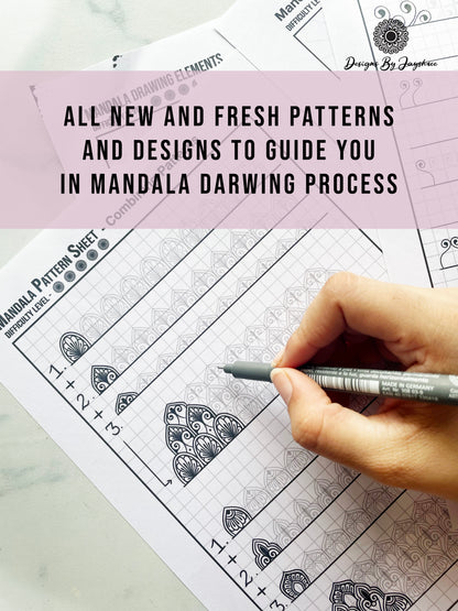 Mandala Complete Beginner Drawing Guide - For Beginners & Artists