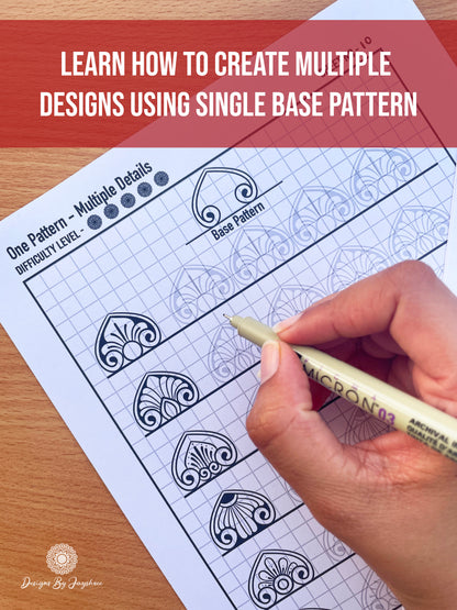 One Base Pattern - Multiple Mandala Designs