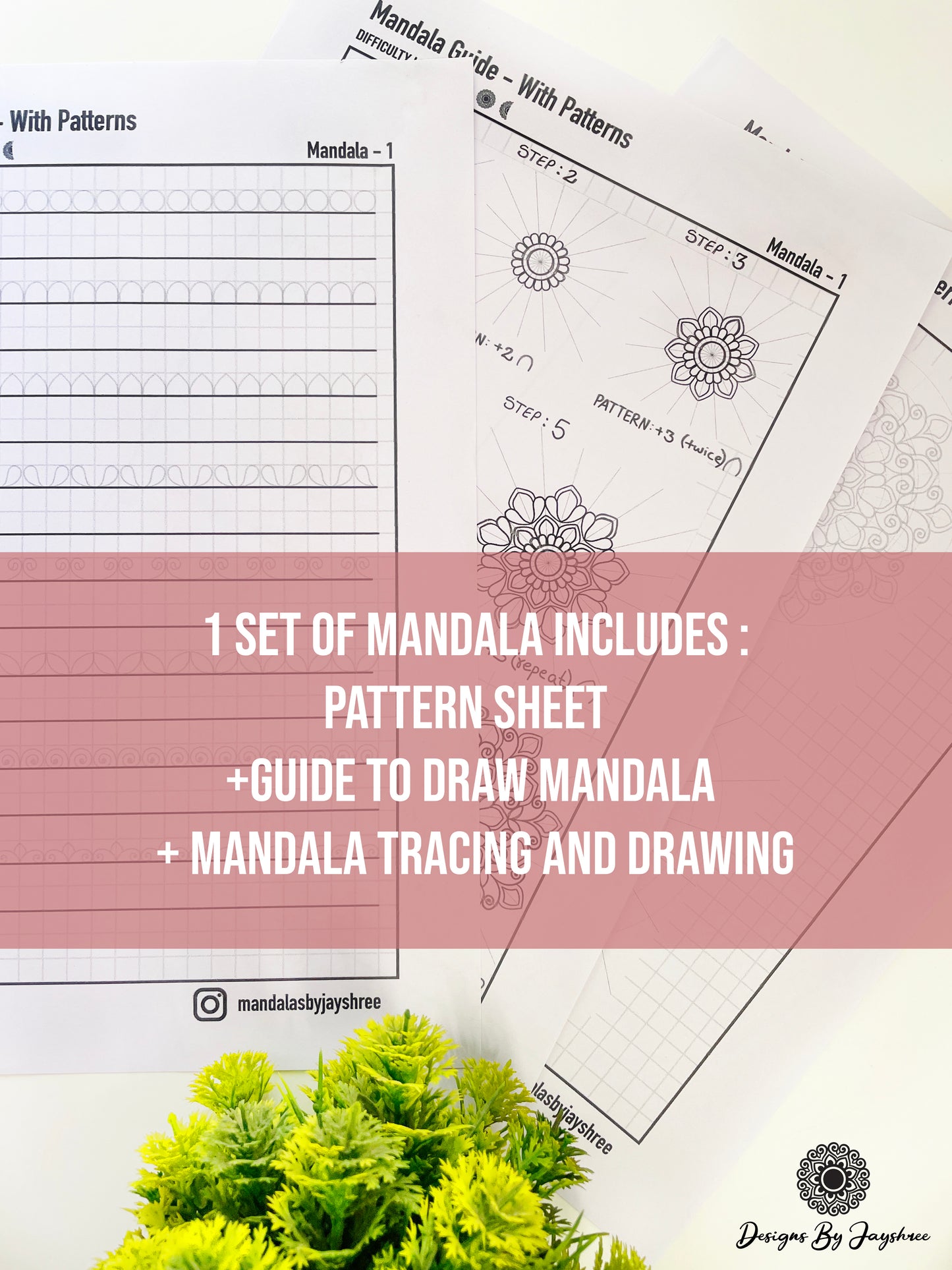 Complete Guide On Drawing A Mandala - Using Pattern Sheet - Beginner's Mandala Drawing Guide