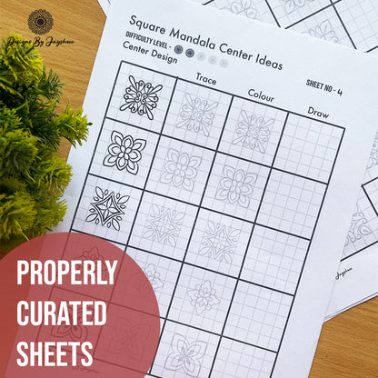 Mini Square Mandala Patterns- 25 designs