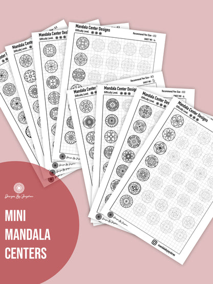 Mandala Center Designs - Set of 55 Designs