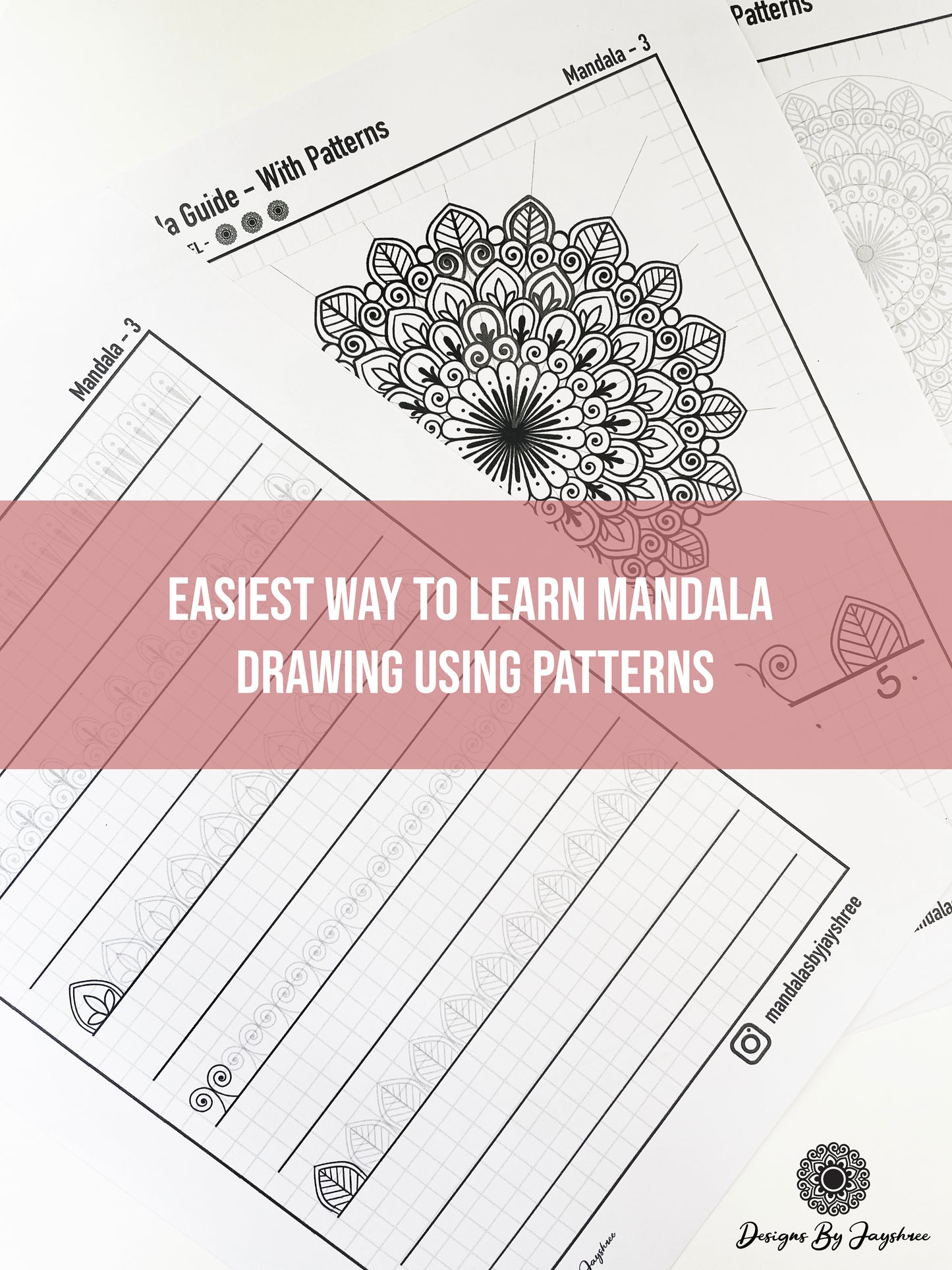 Complete Guide On Drawing A Mandala - Using Pattern Sheet - Beginner's Mandala Drawing Guide