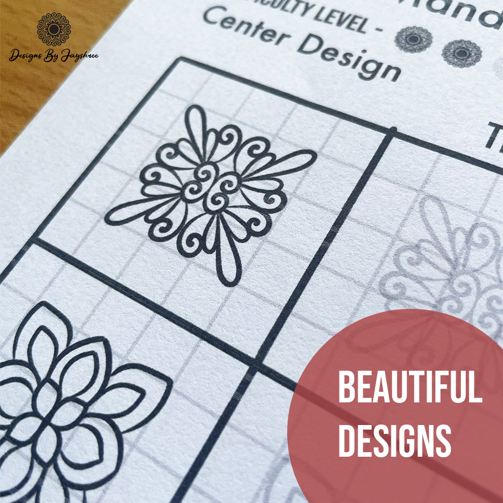 Mini Square Mandala Patterns- 25 designs