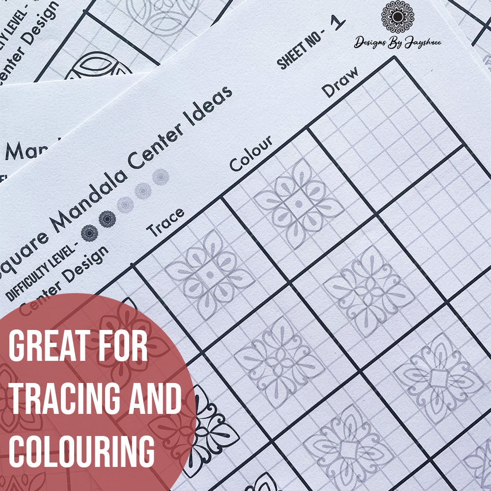 Mini Square Mandala Patterns- 25 designs