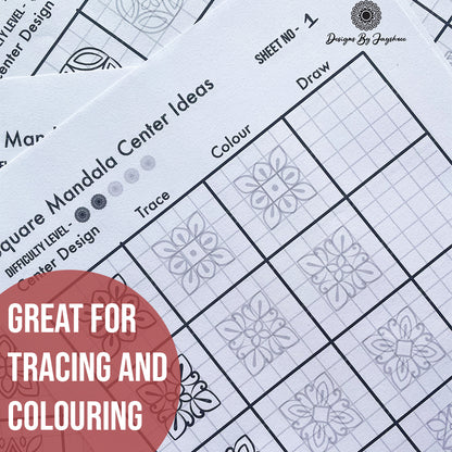 Mini Square Mandala Patterns- 25 designs