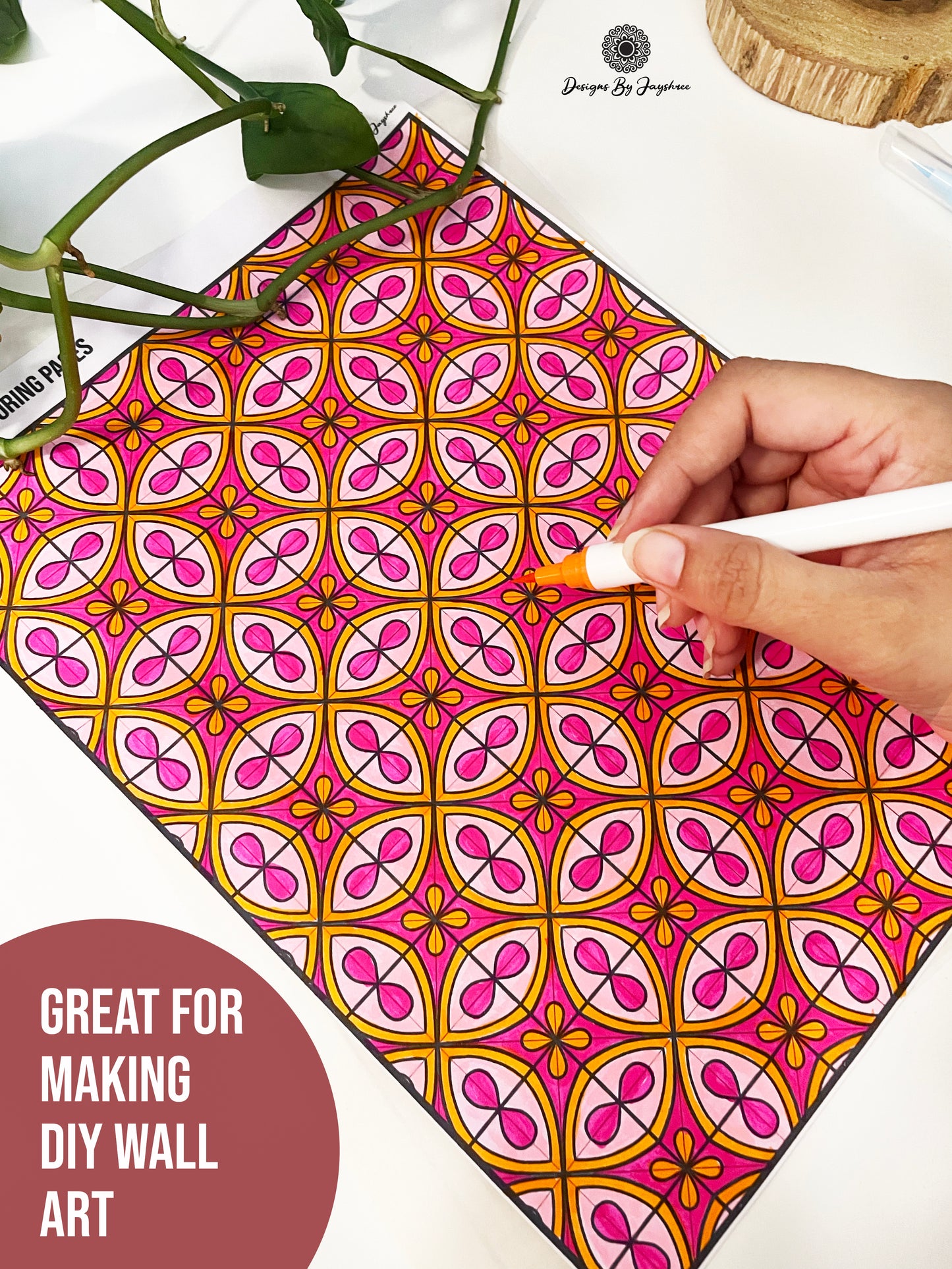 100 Colouring Pages, Zentangle Colouring Pages, Mandala Colouring Page, Adult Colouring Page, Digital Downloads