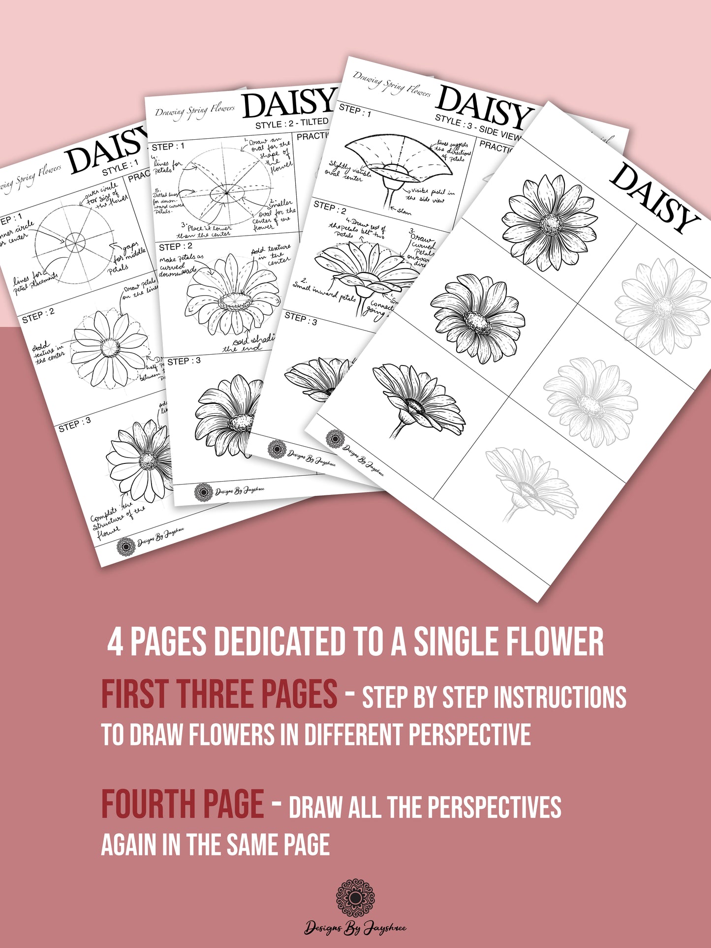 Flowers Made Easy - Beginners Guide On Drawing Flowers
