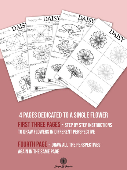 Flowers Made Easy - Beginners Guide On Drawing Flowers