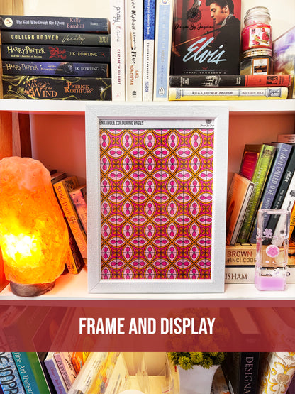 100 Colouring Pages, Zentangle Colouring Pages, Mandala Colouring Page, Adult Colouring Page, Digital Downloads