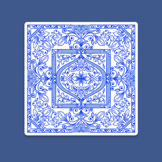 Almafi Tile - Laptop / Mobile Sticker