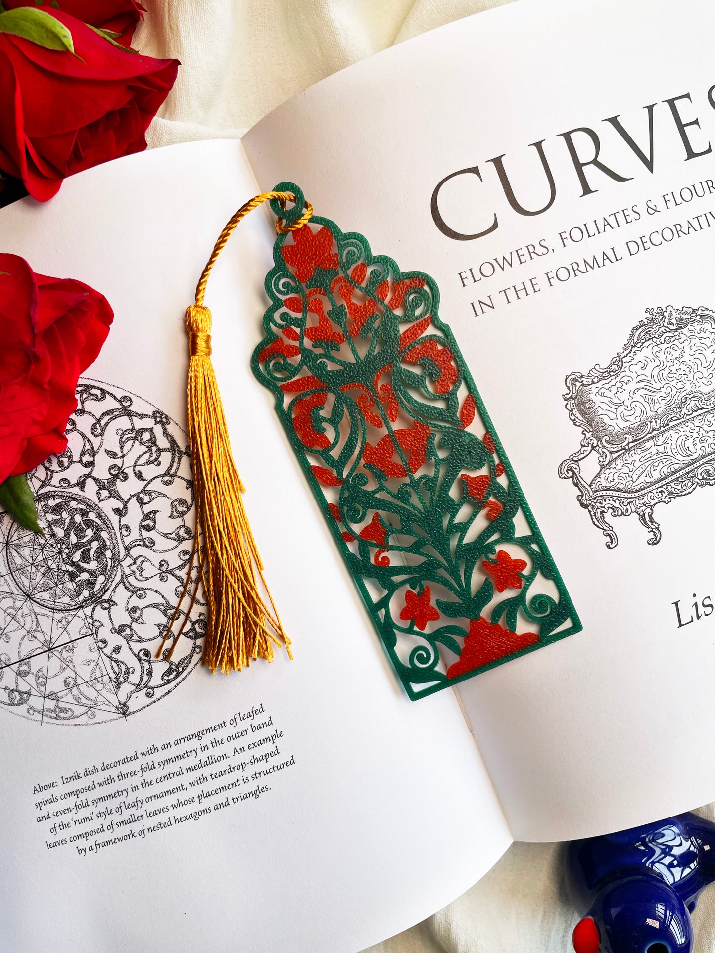 Charbagh - Aesthetic Mughal Motif Bookmark