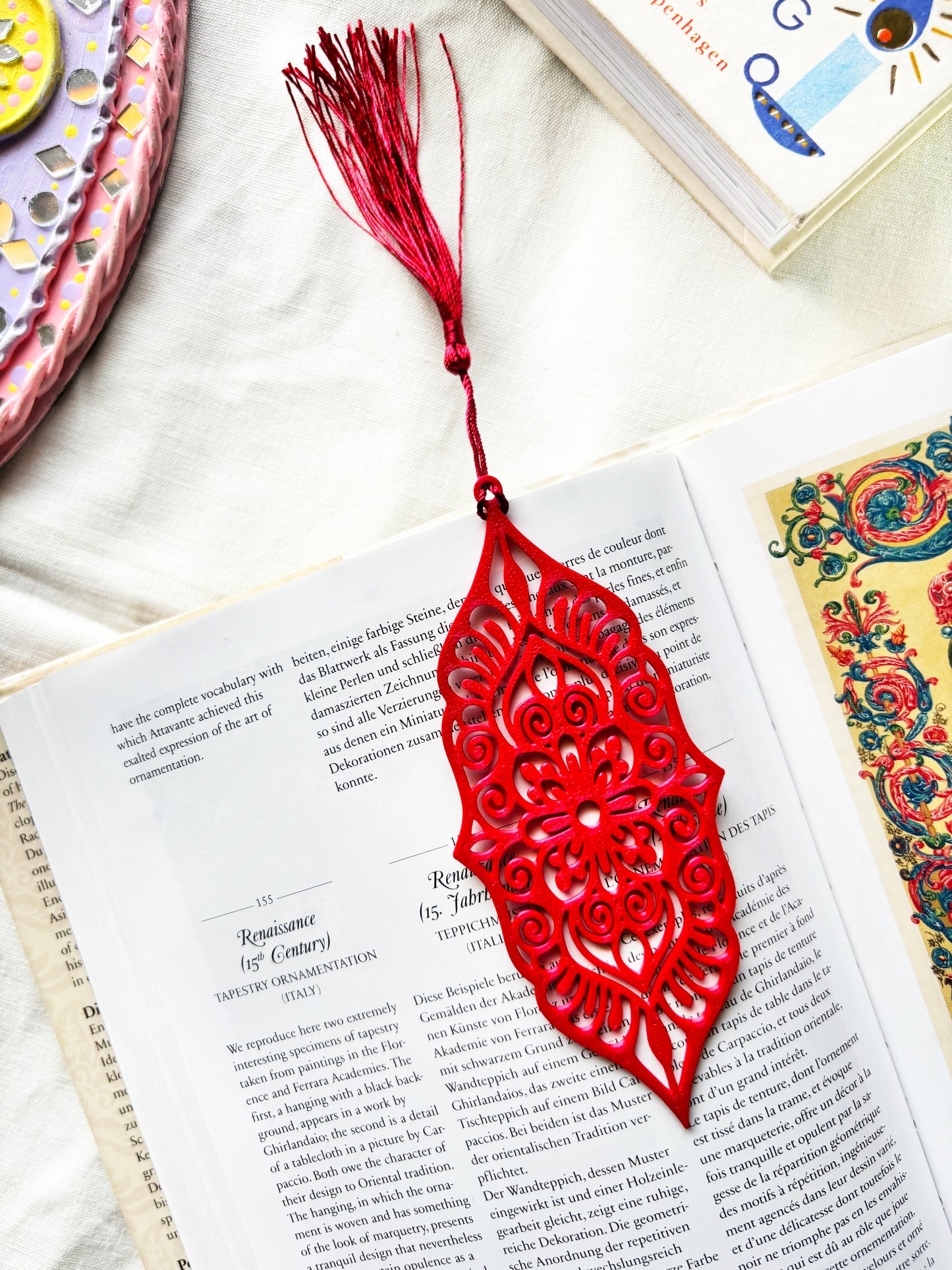 Scarlet Letter - Aesthetic Motif Bookmark