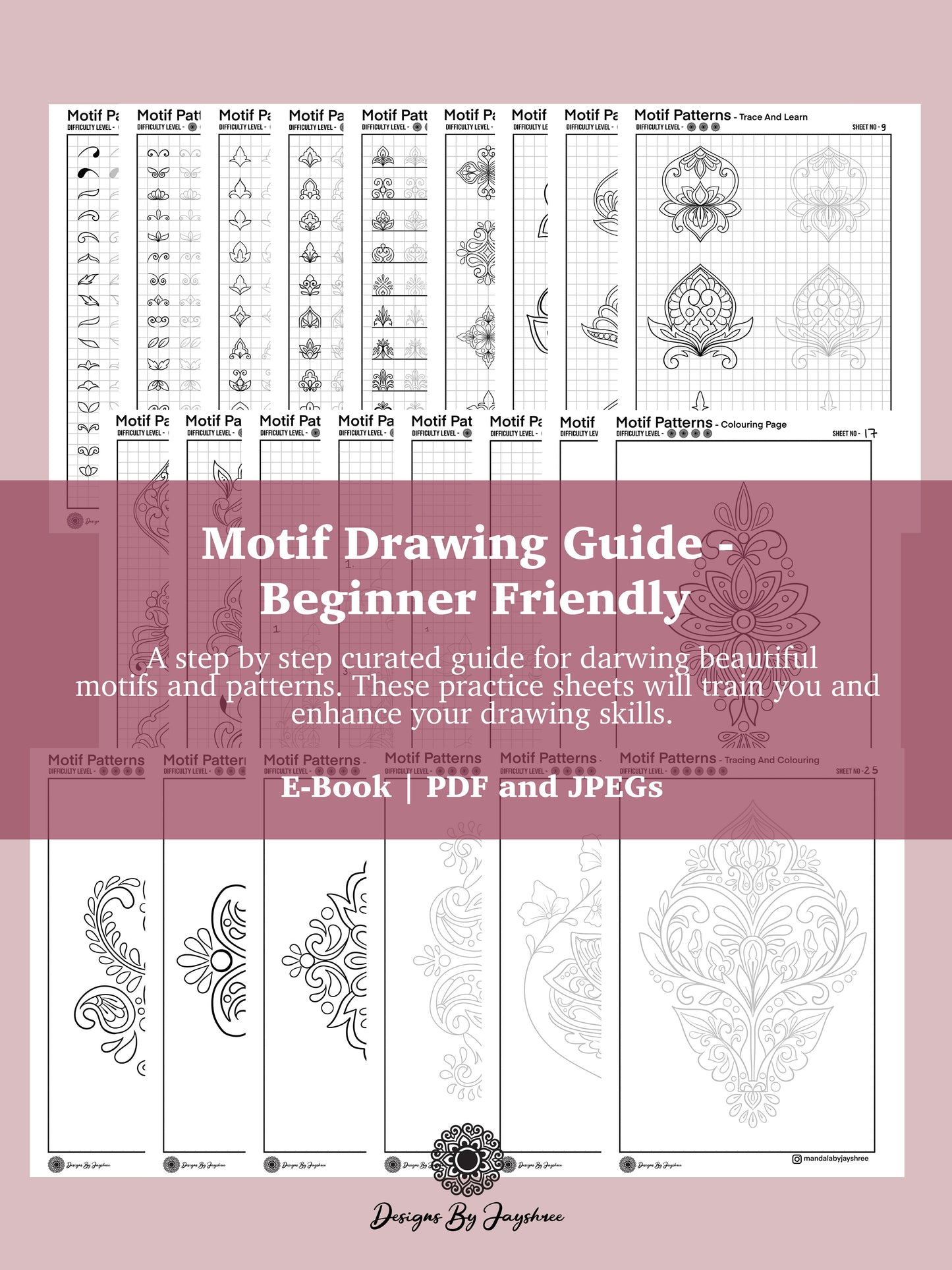 Motif Drawing Complete Guide -  Beginner Friendly