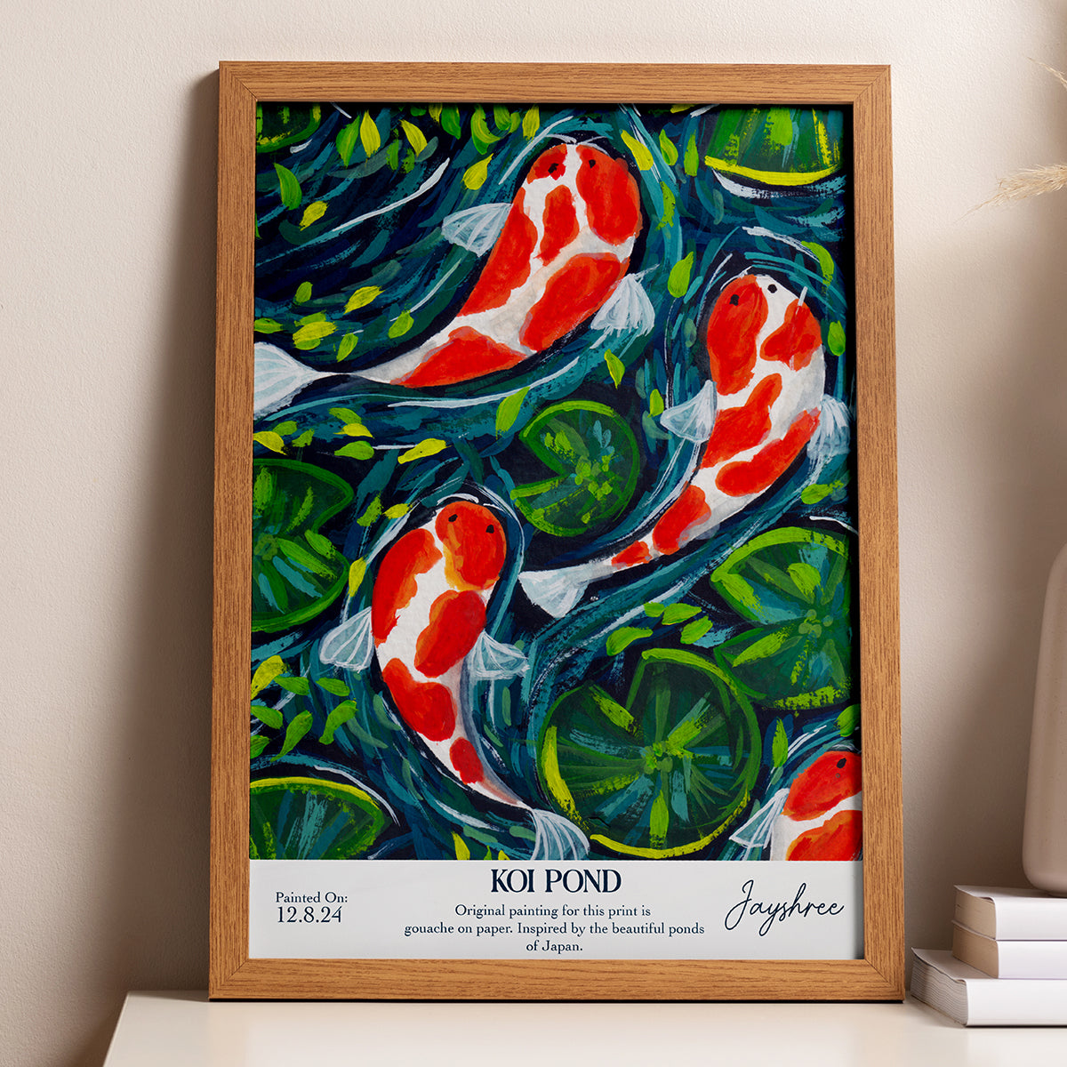 Koi Pond - Signed Art Print / Poster