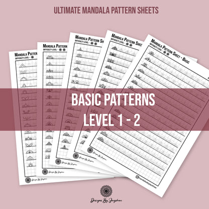 Ultimate Mandala Pattern Sheet - 172 Patterns