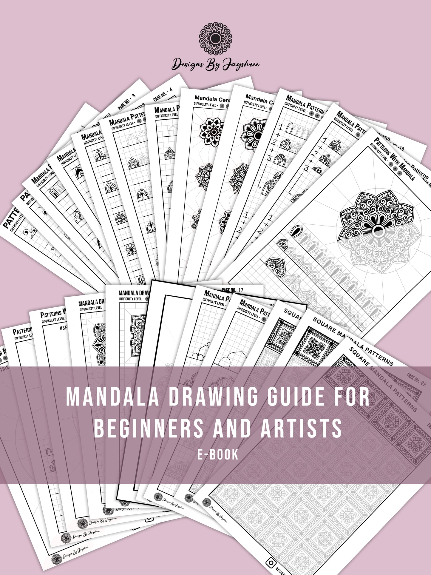 Mandala Complete Beginner Drawing Guide - For Beginners & Artists