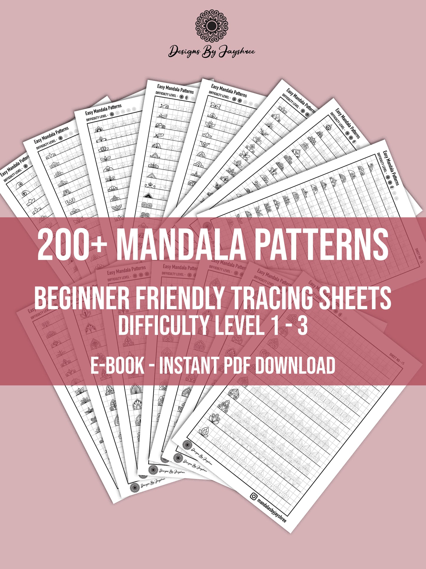 200+ Beginner's Mandala Patterns