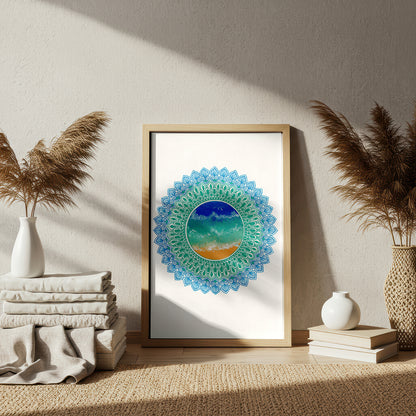 Ocean Mandala - Signed Art Print / Poster