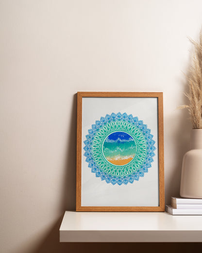 Ocean Mandala - Signed Art Print / Poster