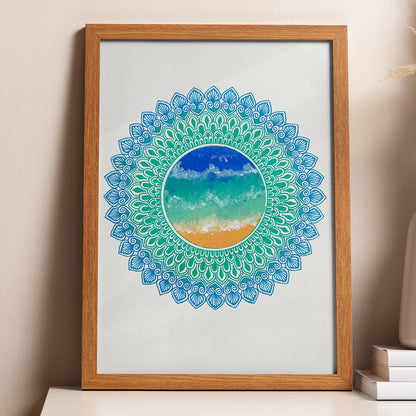 Ocean Mandala - Signed Art Print / Poster