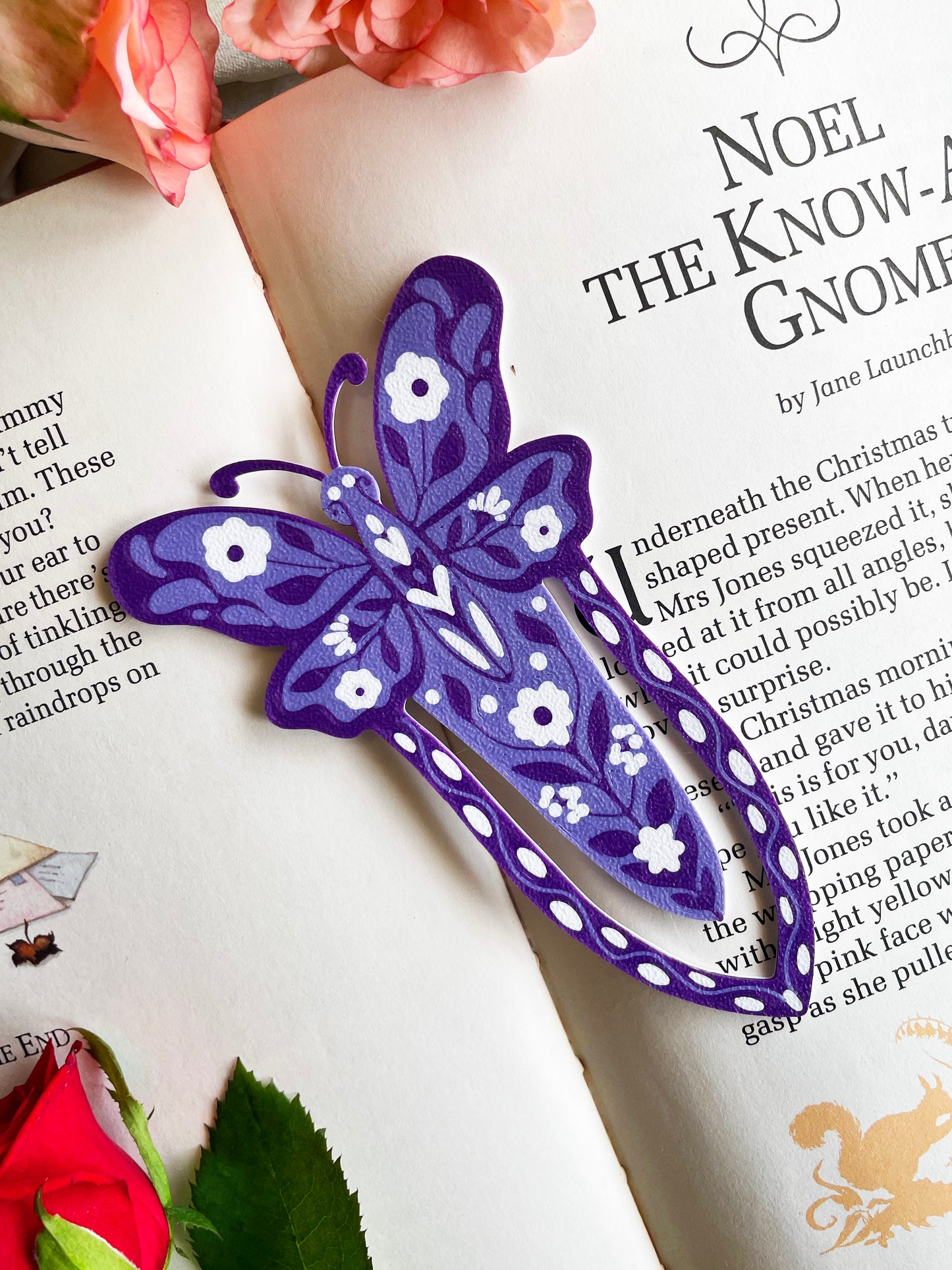 The Garden Dancer - Aesthetic Butterfly Bookmark
