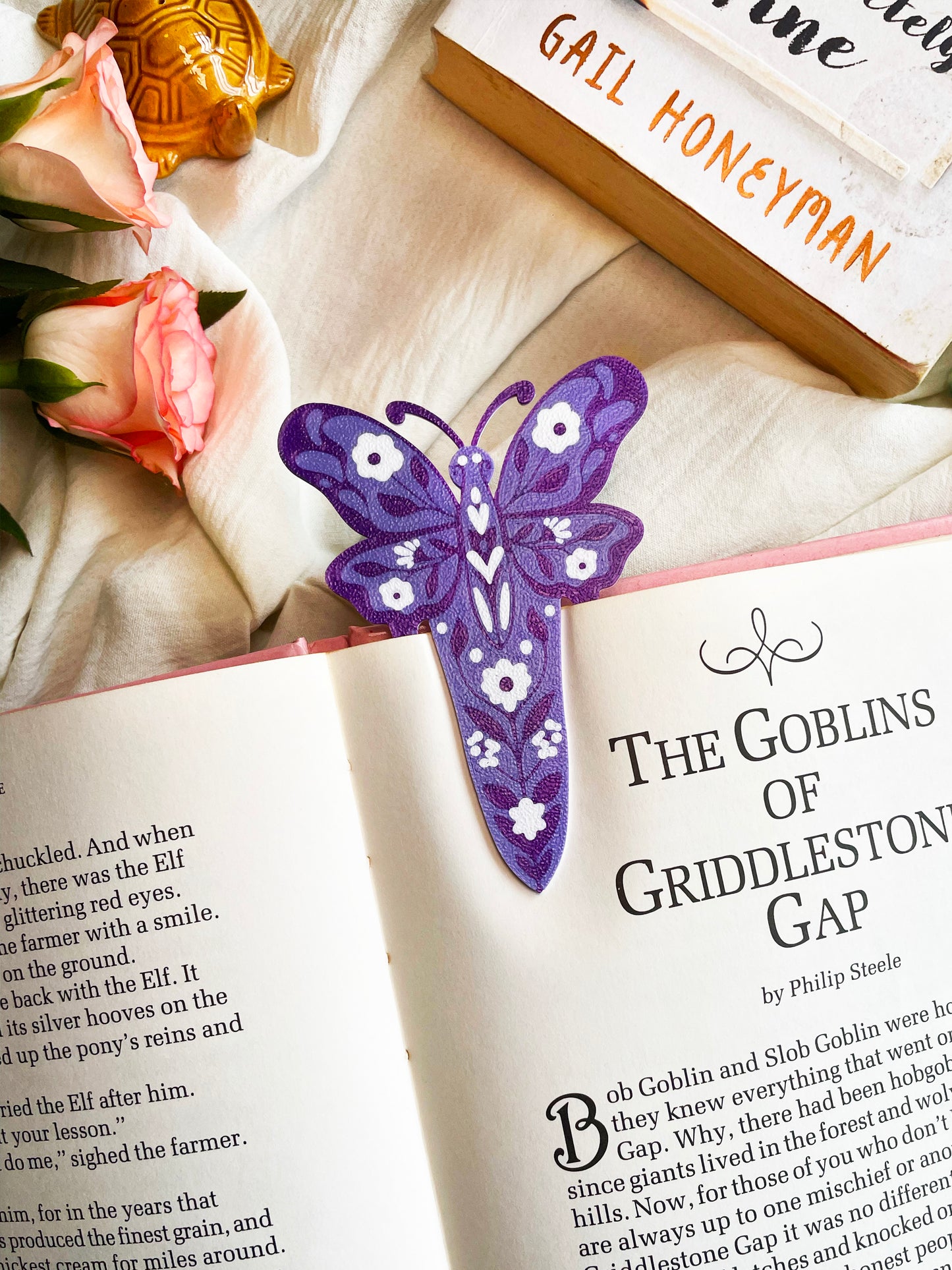 The Garden Dancer - Aesthetic Butterfly Bookmark