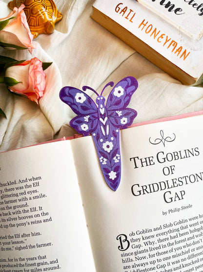 The Garden Dancer - Aesthetic Butterfly Bookmark