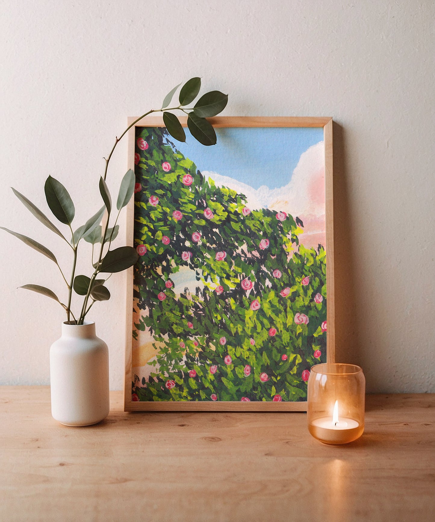Rose Garden - Signed Art Print