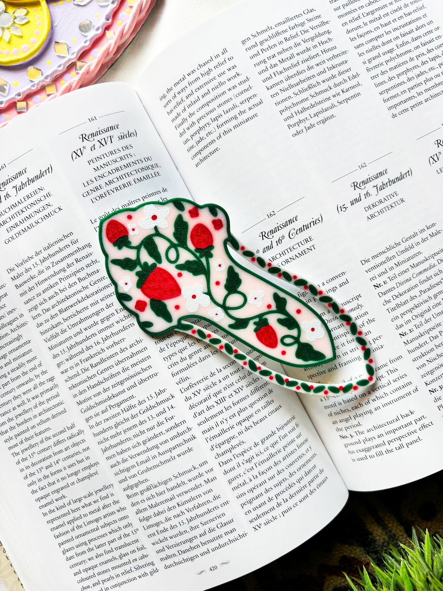 Strawberry Tales - Aesthetic Motif Bookmark