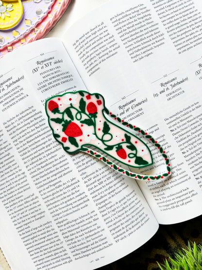 Strawberry Tales - Aesthetic Motif Bookmark