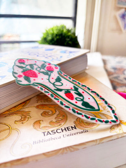 Strawberry Tales - Aesthetic Motif Bookmark